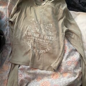 Garage Olive Green Skirt